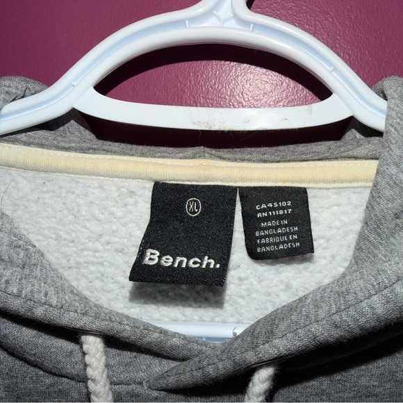 Bench Heather Gray Hoodie **read description - Picture 5 of 7